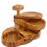 Seggiano olive wood spice holder